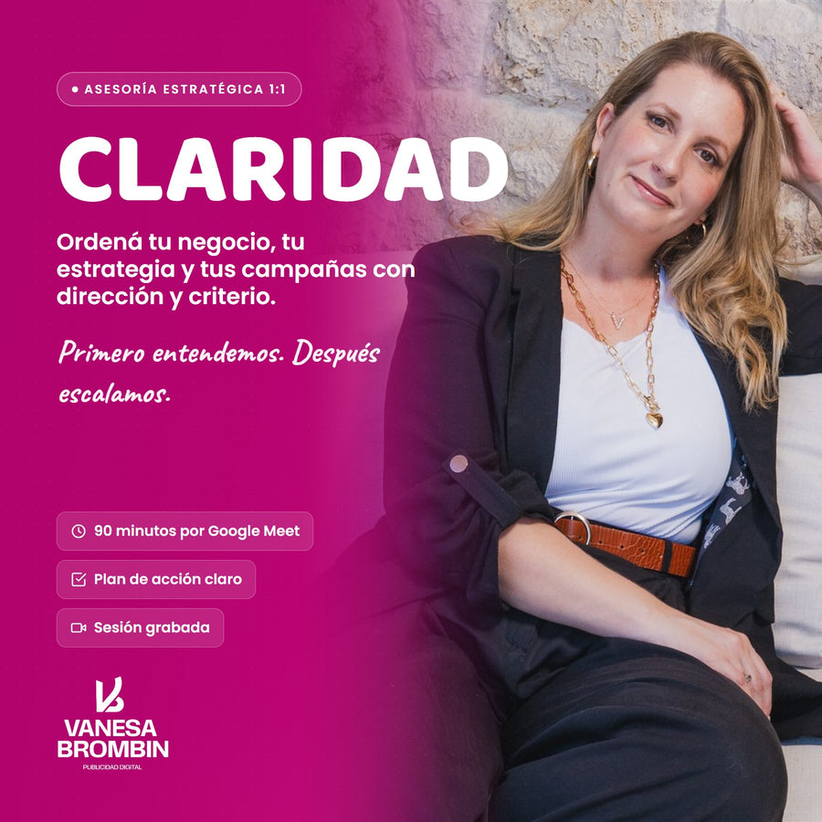 CLARIDAD · Asesoría estratégica 1:1