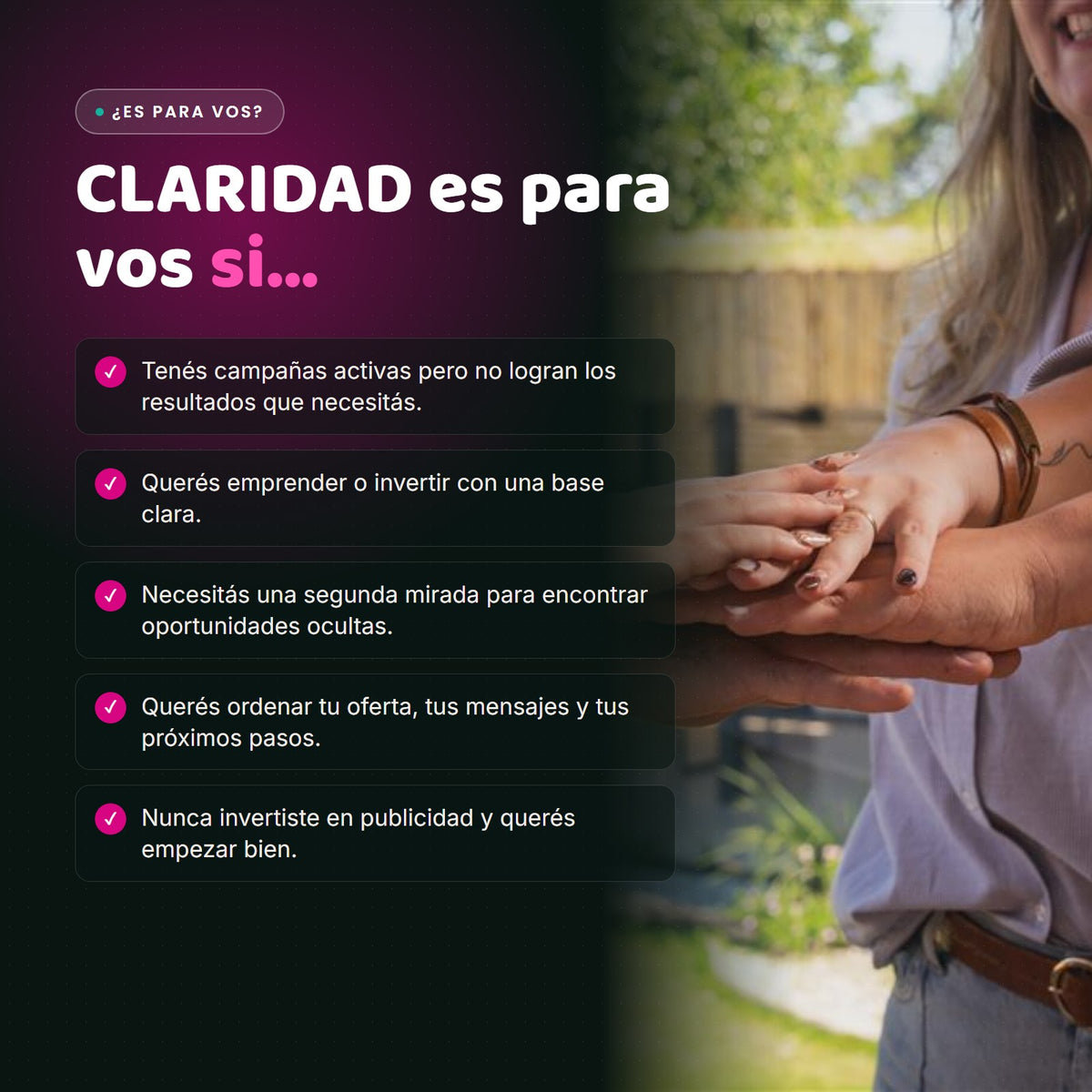 Para quién es CLARIDAD